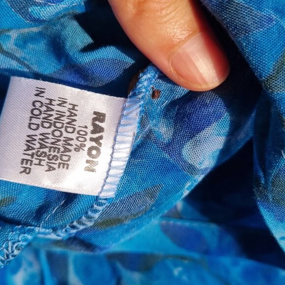 Long blue dress - Picture 7 of 7